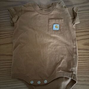 Carhartt Tan Infant Bodysuit